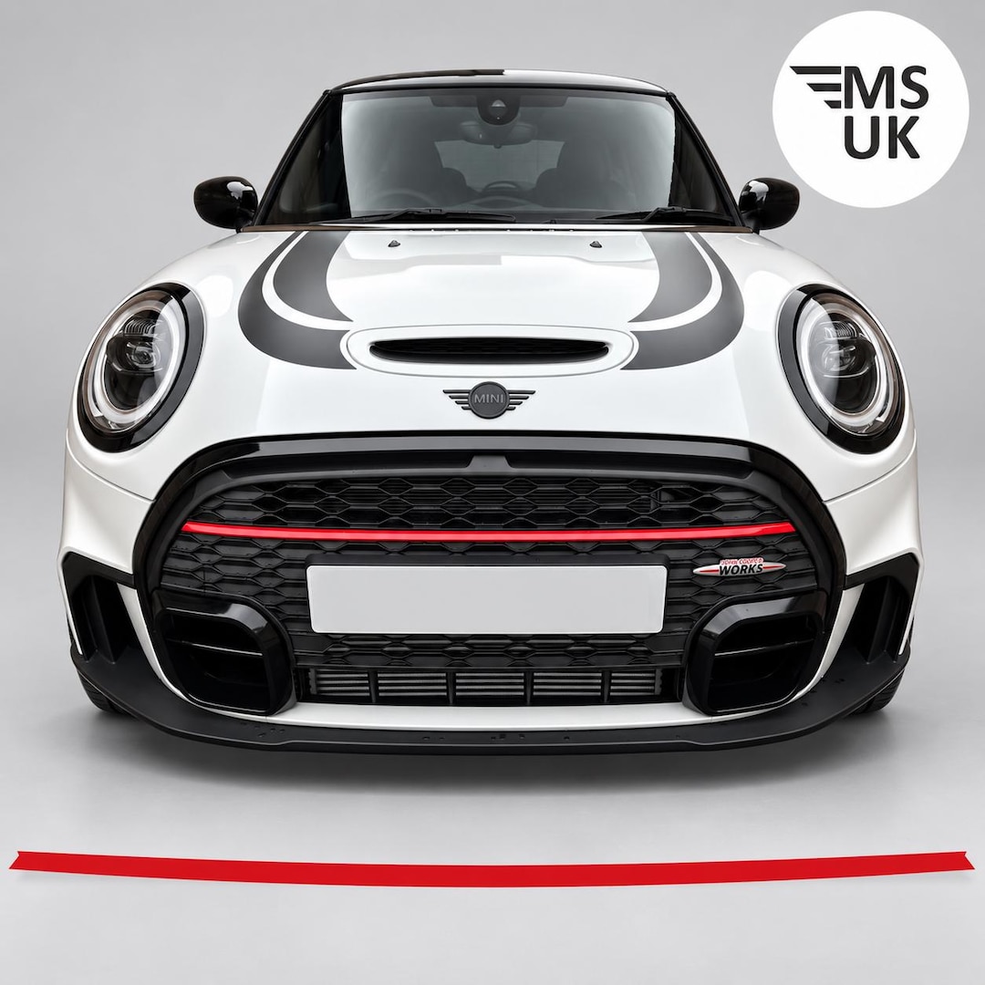 Front Grille Vinyl Stripe for Mini Lci2 F55 / F56 / F57 Cooper S
