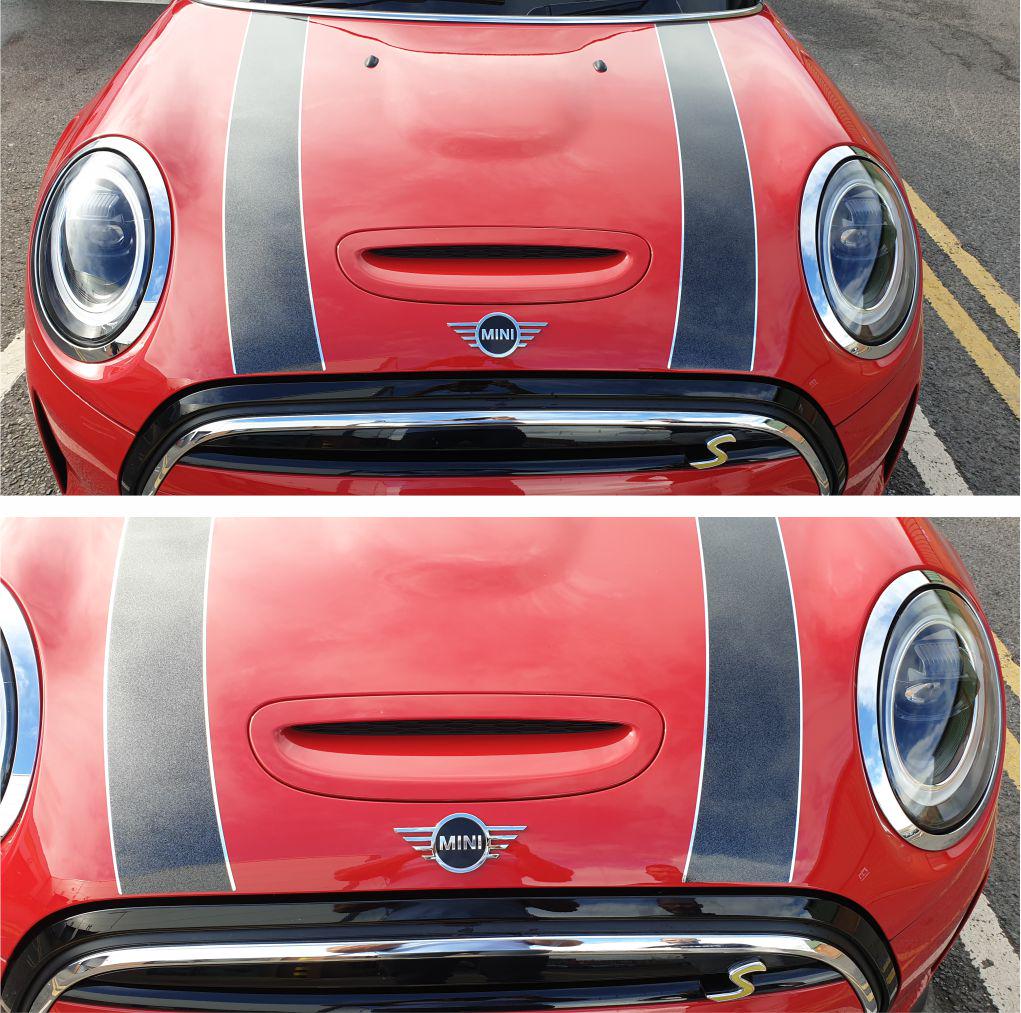 Mini F55 / F56 / F57 Cooper S / JCW グリルトリムに適合する高光沢