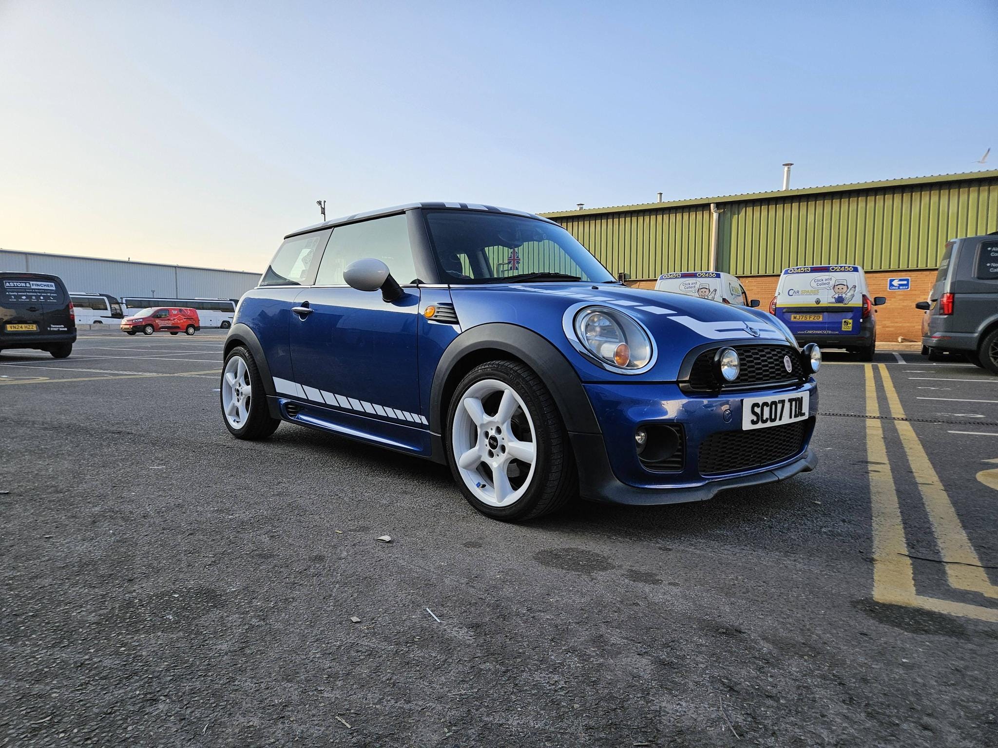Side Stripes for Mini R56 3 Door Cooper One / Cooper S Cooper D Decals ...