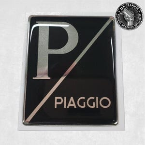 Insignia de gel abovedada para carenado delantero de Vespa/Piaggio