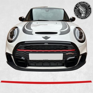 Front Grille Vinyl to fit Mini LCi2 F55 / F56 / F57 Cooper S / JCW Grille trim Vinyl overlay decals