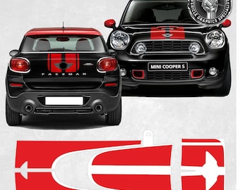 NEU MINI COUNTRYMAN R60 PACEMAN R61 BLACK BLUDEN SIGNAL TRIM SET PAAR