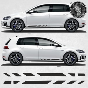 Side Stripes Kit to fit Golf GTI MK7.5 Clubsport Style Stickers Decals Graphics