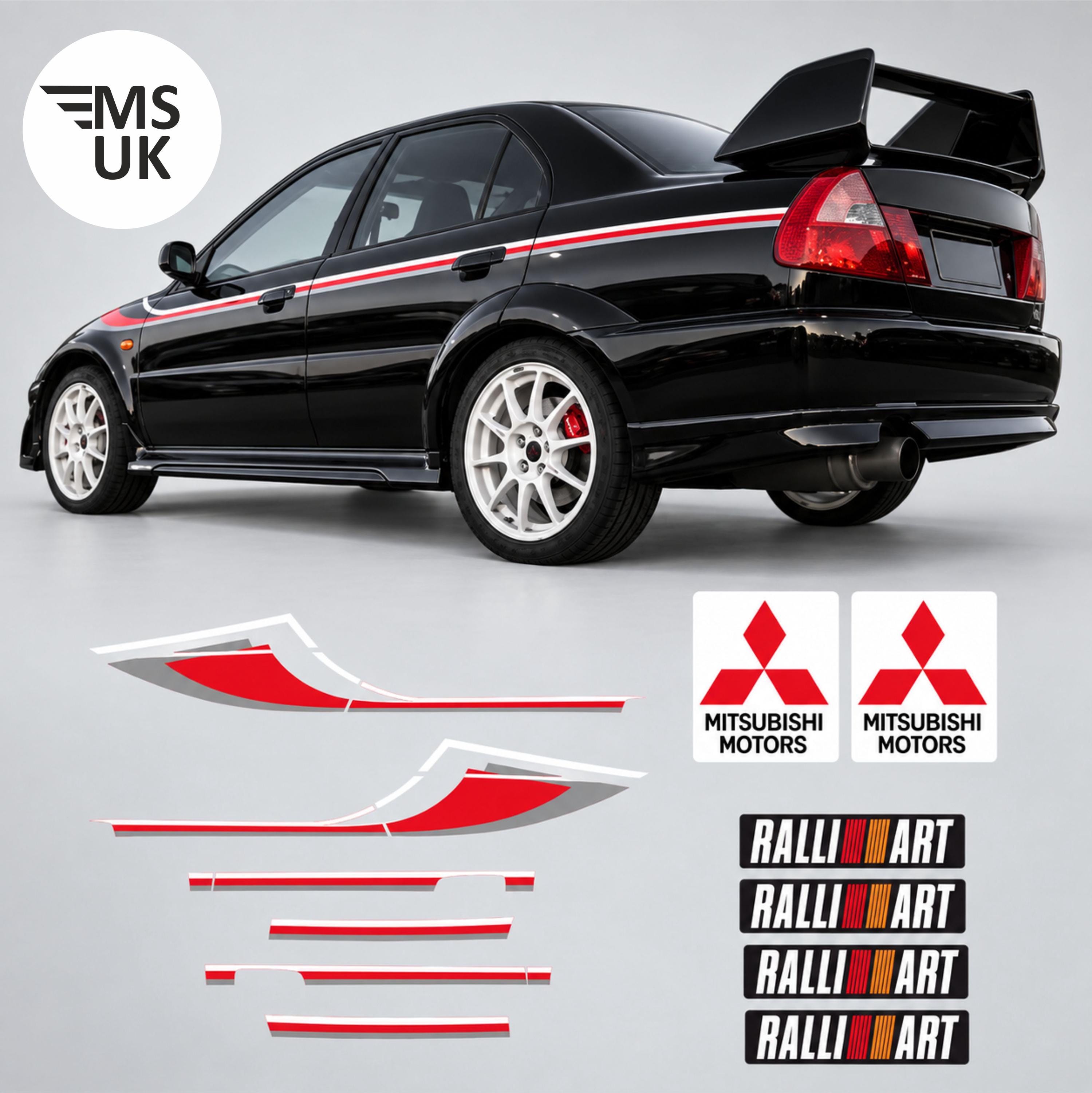 Tommi Makinen Side Stripes for Mitsubishi Lancer EVO Evolution 6