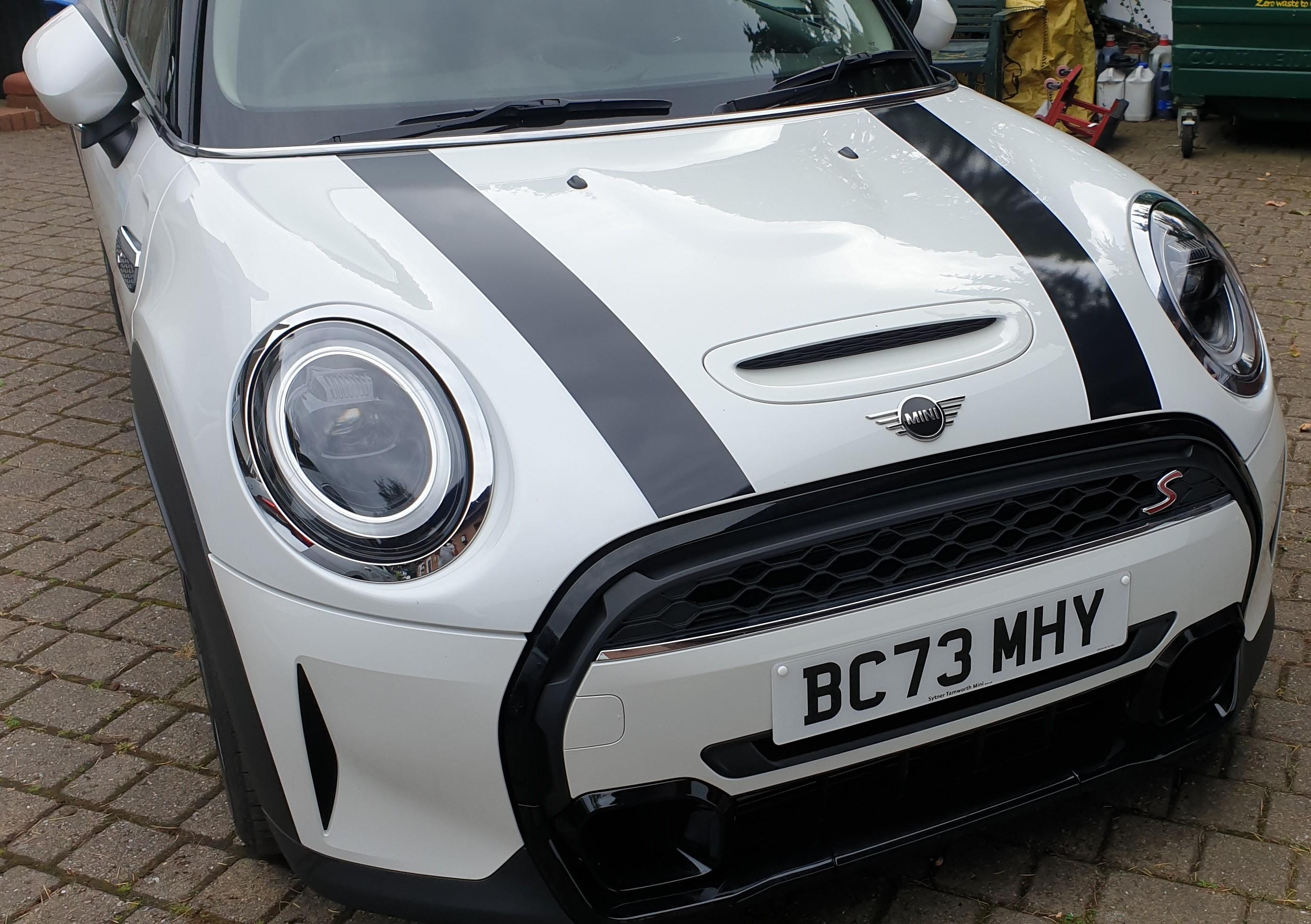Bonnet Stripes Kit to Fit Mini F55 / F56 LCI 2 2022 - 2024 Cooper S JCW ...