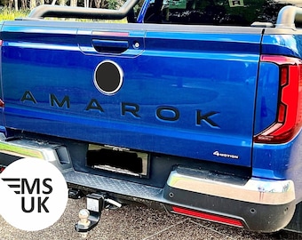 Tailgate Inlay Vinyl for Amarok 2022 onwards Vinyl Graphics Decals Stickers Exact fitment V6 Highline 4 Motion