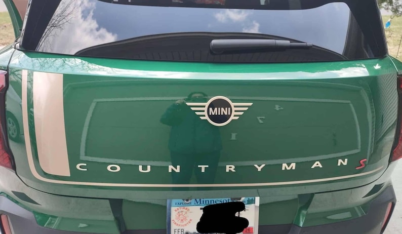 Mini Countryman Lettering Favoured Rear Hatch Stripes to Fit Mini U25 Countryman Cooper S Works ...