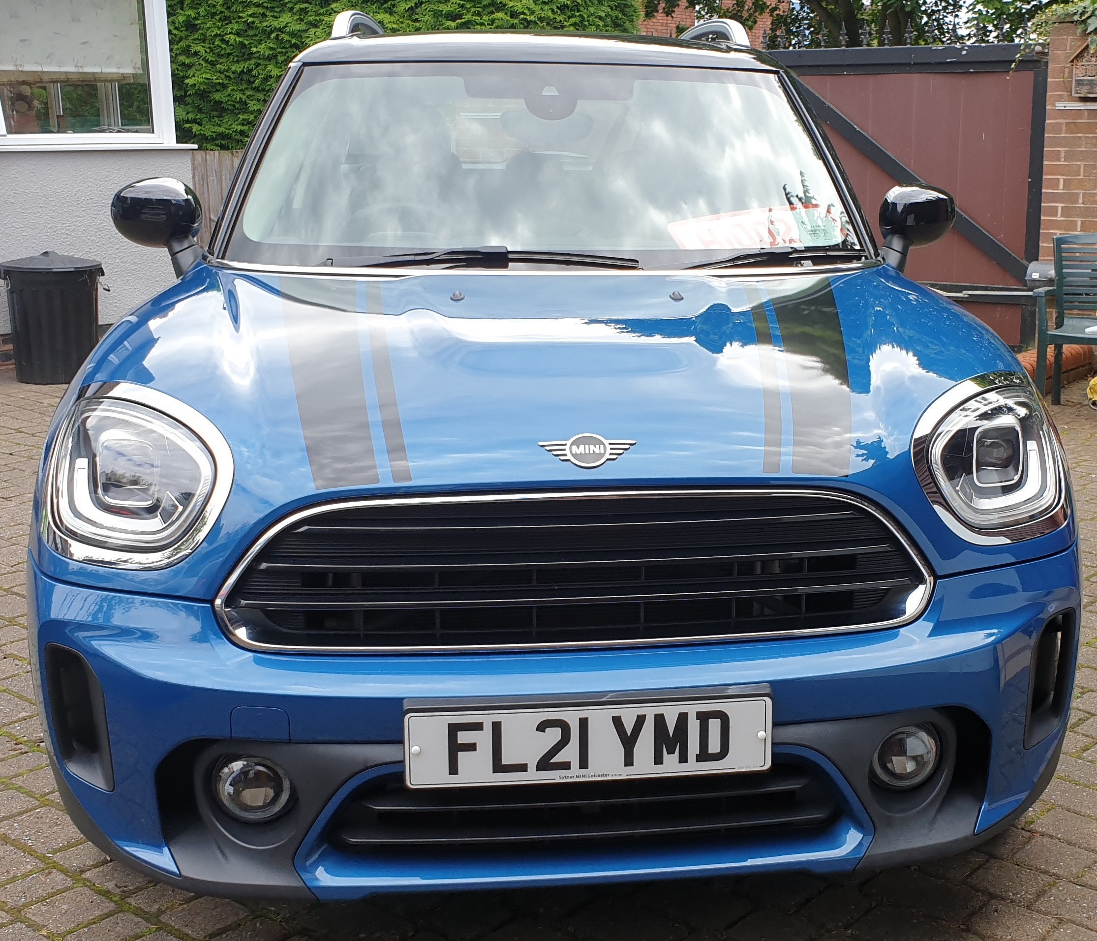 Bonnet Stripes for Mini F60 Countryman Cooper S / JCW Stickers Decals ...
