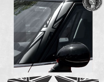 A Pillar Union Jacks voor Mini F56 LCi LCi 2 Cooper S JCW Stickers Decals Graphics Union Foils Decoratieve accenten Vinyl Styling Accessoires
