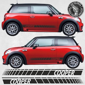 Side Stripes Kit to fit Mini R56 / R57 / R58 / R59 Cooper Stickers Decals Graphics