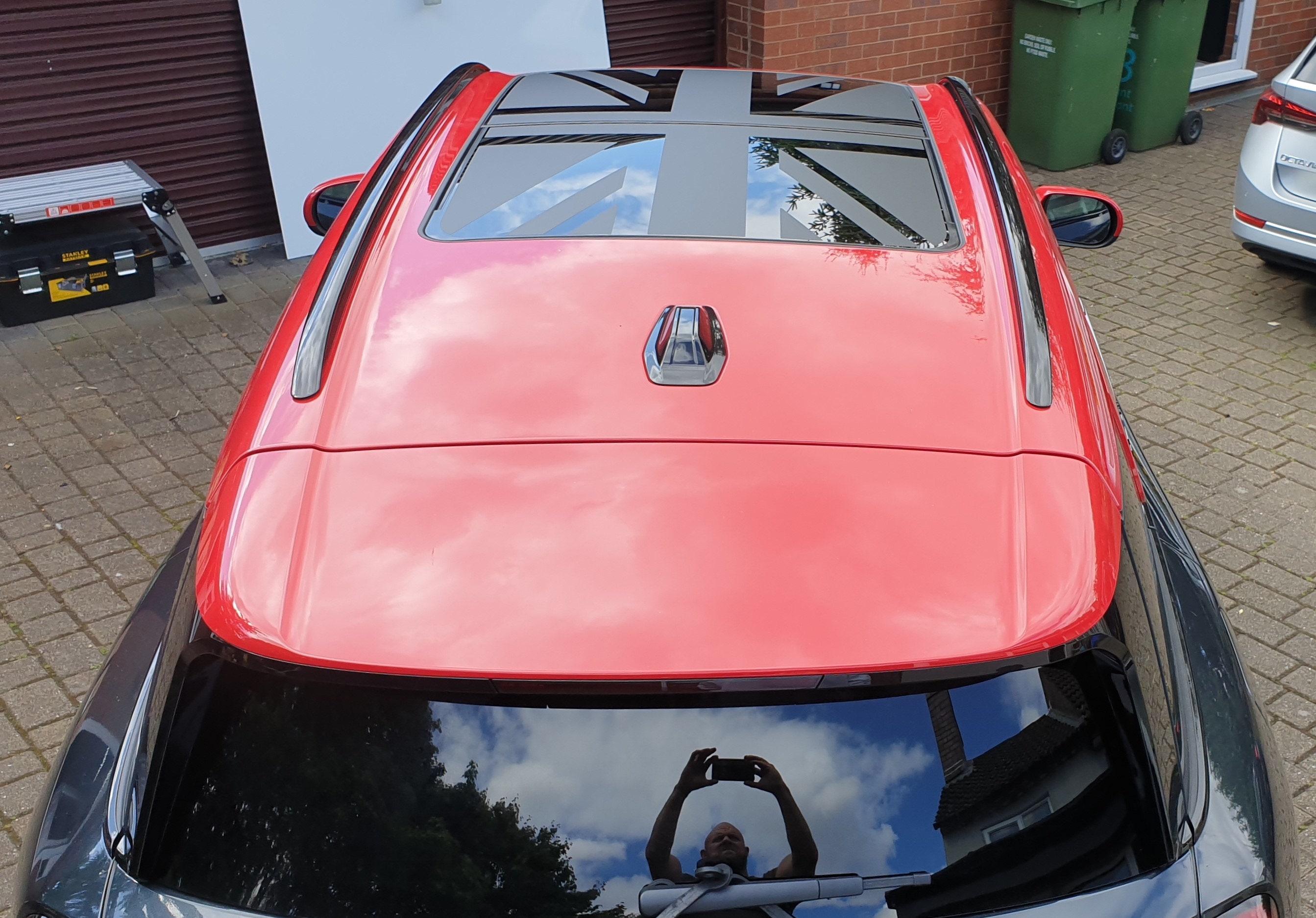 Mini Rover - Mini Cooper Classic - Adesivi Union Jack Per Tetto Bianco - Foto 11