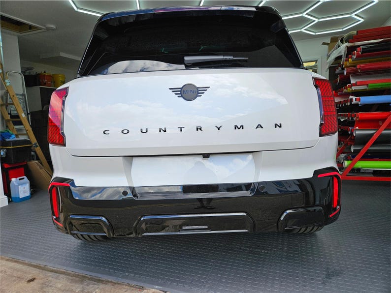 Rear Quarter Bumper Accents for Mini U25 Countryman JCW Stickers Decals ...