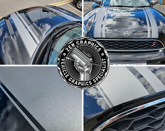 Bonnet Stripes for Mini F60 Countryman Cooper S ALL4 Stickers Decals Graphics Foils Decorative Exclusive special edition