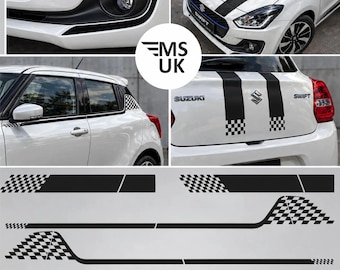 Graphics Pack Kit to fit Suzuki Swift  2017 >  Decals Stickers Graphics Wrap Stripes