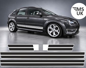 correct side Stripes for Ford Focus ST MK2 5 Door Decals Stickers Graphics Foils exact size and fit parts Accessories Styling Vinyl