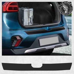 Rear Bumper Protection Vinyl to fit Kia Niro Hybrid 2020 - 2022 EXACT FACTORY FIT as Genuine parts Hexis Air release Matte Textured Vinyl