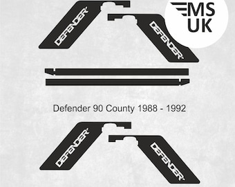 Single Colour side Stripes for Defender 90 / County Decals vinyl graphics stickers Decorative Adhesive Foils Parts Accessories Classic