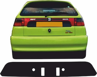 Rear Boot Lid surround Vinyl Kit to fit Seat Ibiza Cupra MK2 Vinyl Stickers Decals Graphics