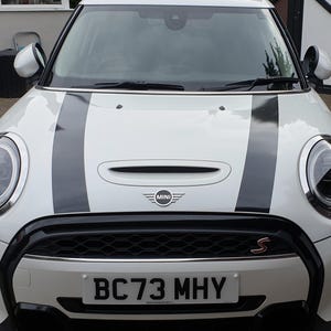 Bonnet Stripes Kit to Fit Mini F55 / F56 LCI 2 2022 - 2024 Cooper S JCW ...