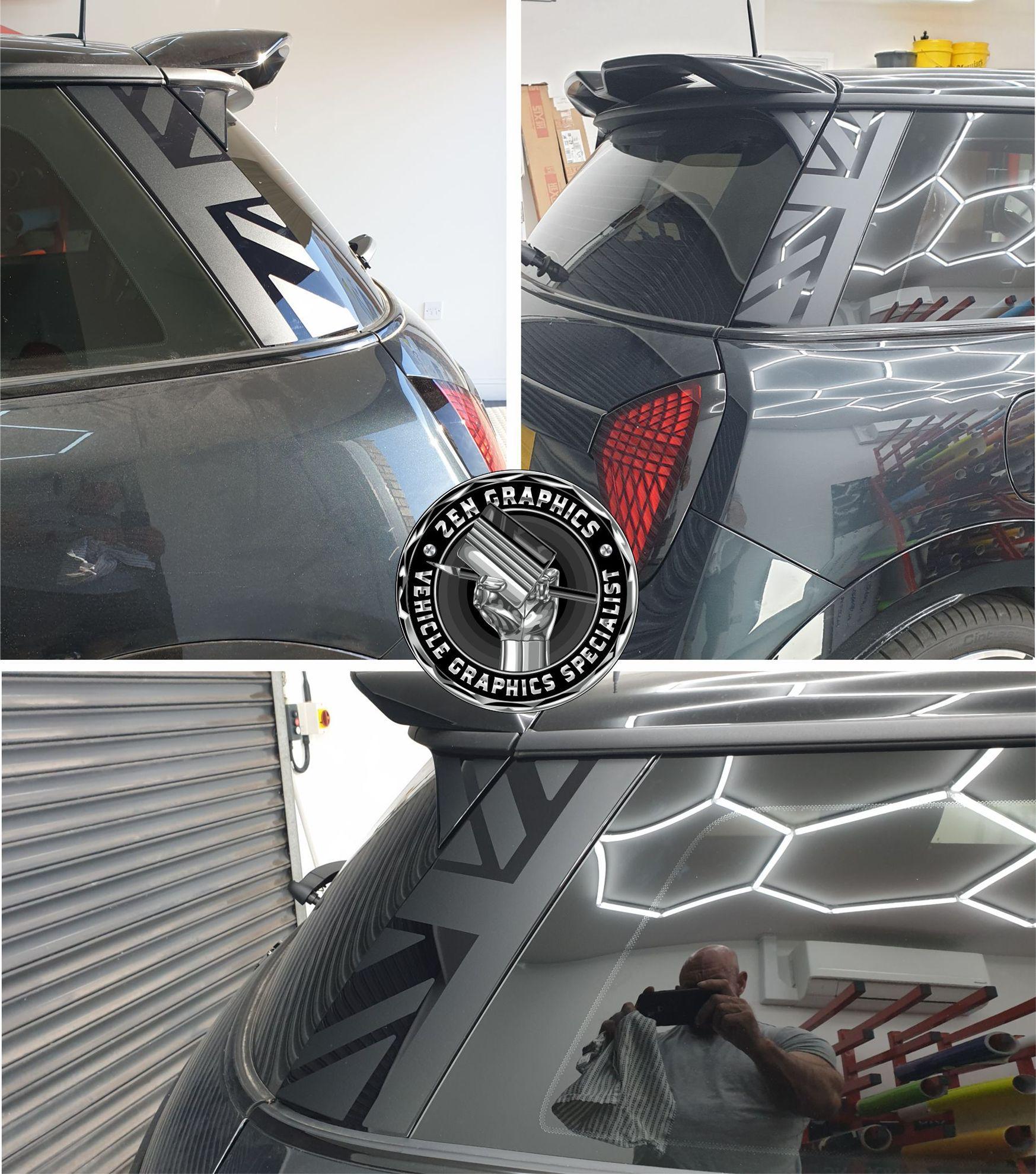 Spoiler Posteriore In ABS Per Mini Cooper S JCW F65 F66 J01 2024-2025, Kit 2 Pezzi