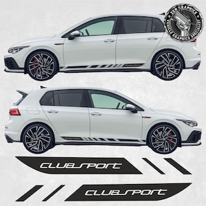Side quarter Stripes / Stickers Kit to fit Golf R MK8 Clubsport Stickers Decals Graphics Decorative Foils