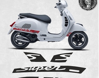 Vespa PX 125 Side Panel Badge - Gel Domed Bubble Sticker - RMS 19935980