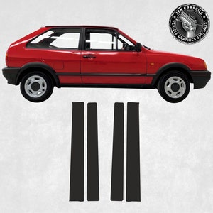B Pillar Vinyl for Polo MK3 Coupe G40 / GT  1990 - 1994 Graphics Decals Stickers Exact fitment and size
