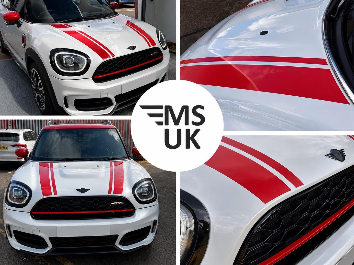 Mini Countryman F60 Bonnet Stripes - Etsy
