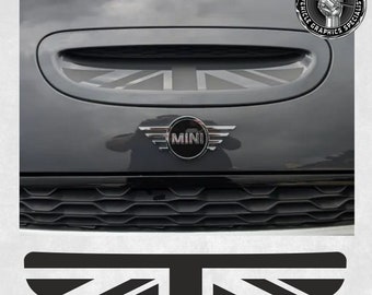 Schaufel Union Black Jack passend für Mini F54 F56 F55 F57 LCi / LCi2 Cooper S / JCW Aufkleber Decals Grafik Stripes Clubman