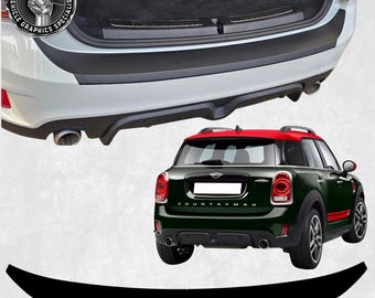 Chrome Rear Bumper Protector For Mini Countryman R60 - Stainless Steel Scratch Guard