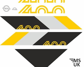 Decals and Stripes for Opel Manta B 400  - Decals Graphics Stickers Styling Decorative Vinyl Accents