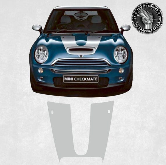 Bonnet / Hood Stripes to Fit Mini R53 2000 - 2006 Cooper S