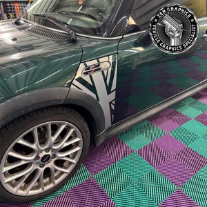 Scuttle Union Jack Kit to Mini R50 / R53 Cooper S Decals Sticker ...