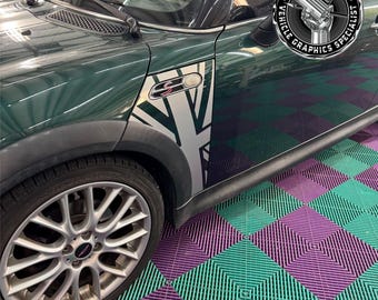 Scuttle Union Jack Kit to Mini R50 / R53 Cooper S Decals Sticker Graphics Decorative Vinyl Styling Accessories Adhesive