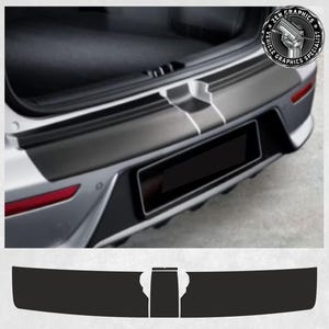 Rear Bumper Protection Vinyl to fit Fits: Kia Niro HEV / PHEV 2016 - 2020 Protector exact  Fit Hexis Air release Matte Textured Vinyl