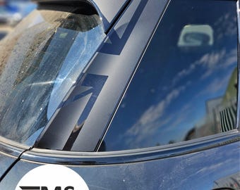 C Pillar Jacks for Mini F65 5 Door Cooper S JCW Stickers Decals Graphics Foils Decorative Accessories Styling Vinyl Night Union Jack