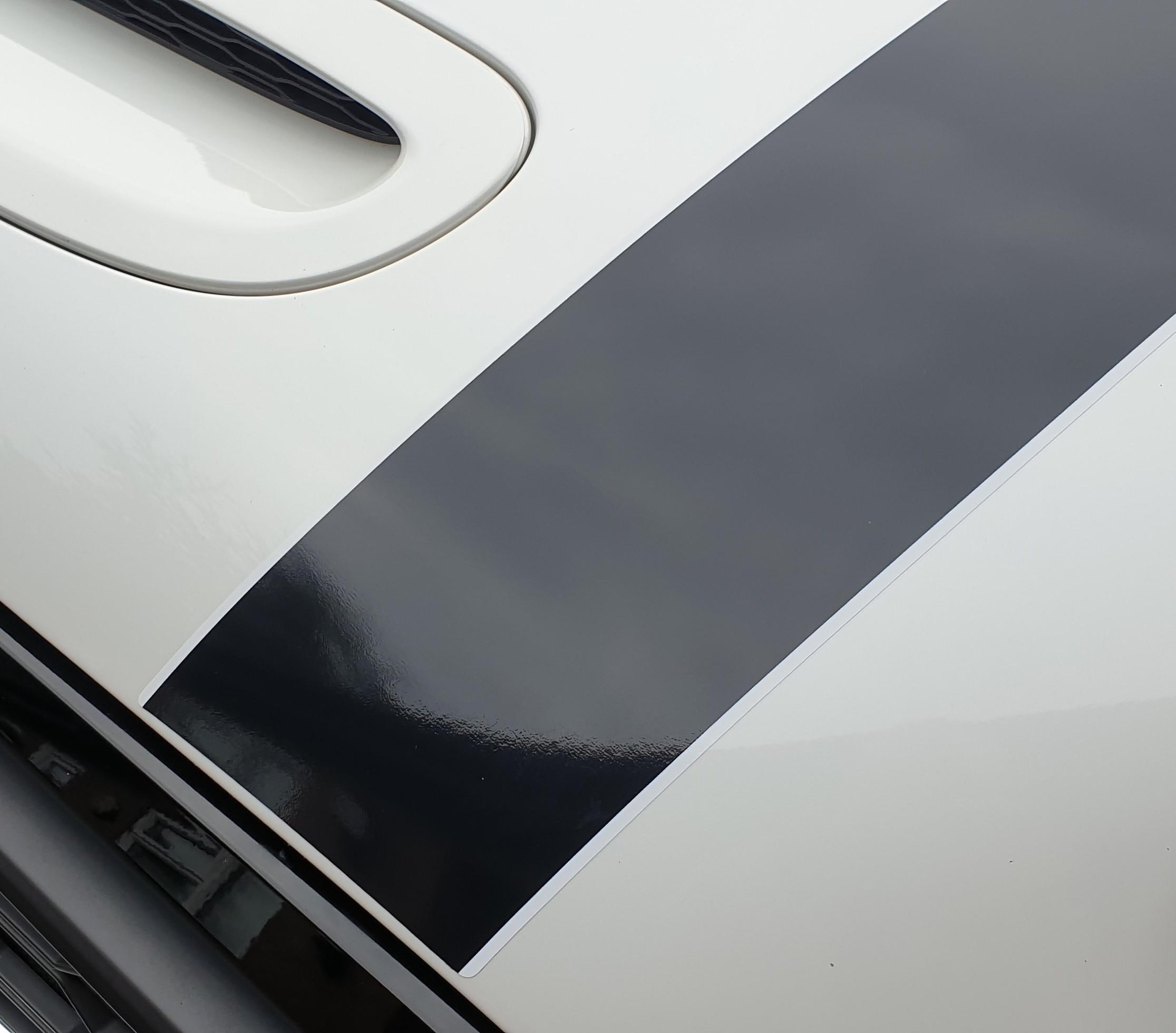 Striped Bonnet Stickers For MINI F55, F56, F57 | Glossy & Matte Finish Decals