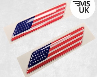 USA United States 70mm Domed badges Decals Stickers transfers