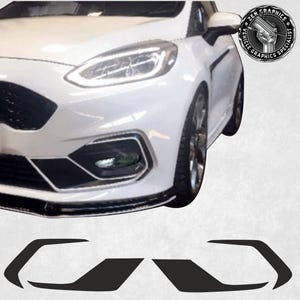 Adesivi decorativi per paraurti anteriore adatti a Ford Fiesta MK8 ST ST-Line, strisce in vinile, decalcomanie, grafiche e pellicole decorative.