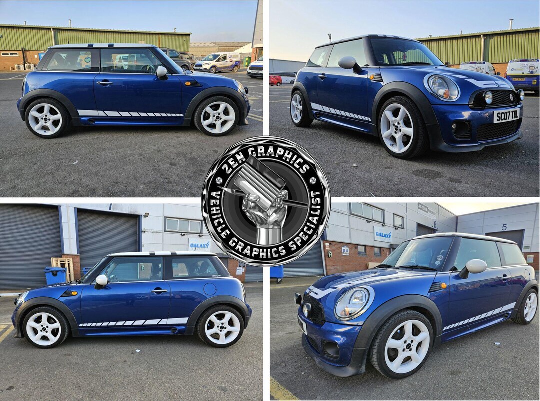 Mini Cooper R60 Graphics Side Stripes for Mini R56 3 Door Cooper One / Cooper S Cooper D Decals ...