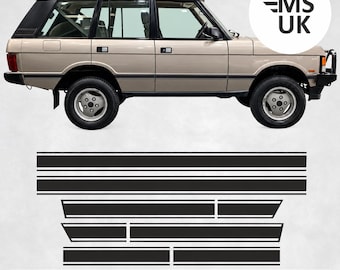 side Stripes Compatible for Range Rover Classic Stickers Vinyl Graphics Stickers Foils Decorative Adhesive styling Decals