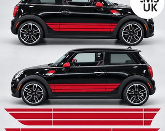 Pro Beltline Stripes for Mini F55 / F56 / F57 JCW / Cooper S Stickers Decals Graphics Decorative Vinyl Foils