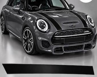 Grey and Black Bonnet Stripes for Mini F55 5 Door F56 3 Door cooper S JCW 2016-2023 Stickers Decals Graphics Decorative