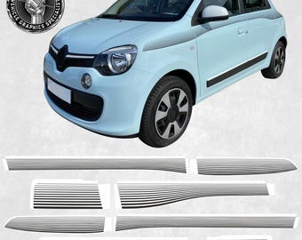 Stickers latéraux pour MK3 Twingo Limited Stickers films graphiques vinyle décoratif Hexis films adhésifs 10 ans rayures