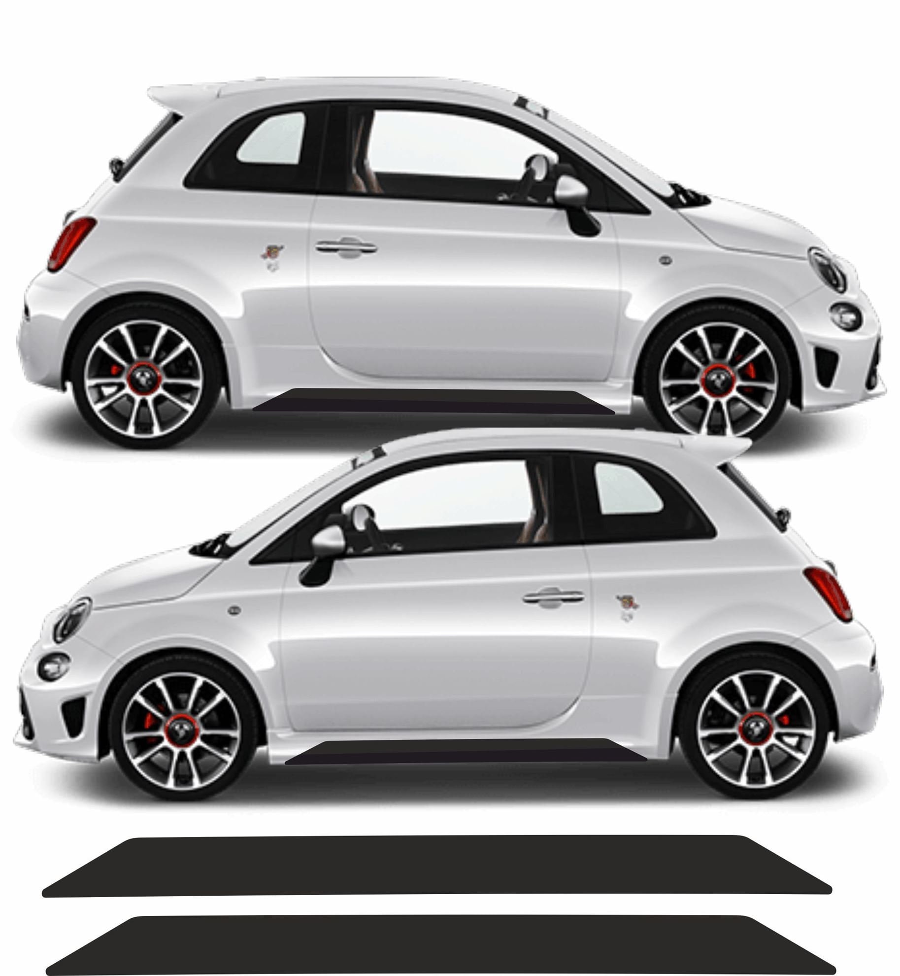 fiat500 ASSO インターナショナル　リアハーフスポイラー リアハーフスポイラー FIAT500 Ino la Design 受注生産 ASSO