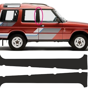 B Pillar Vinyl Kit to fit Discovery series 1 3 Door Vinyl Stickers Decals Graphics