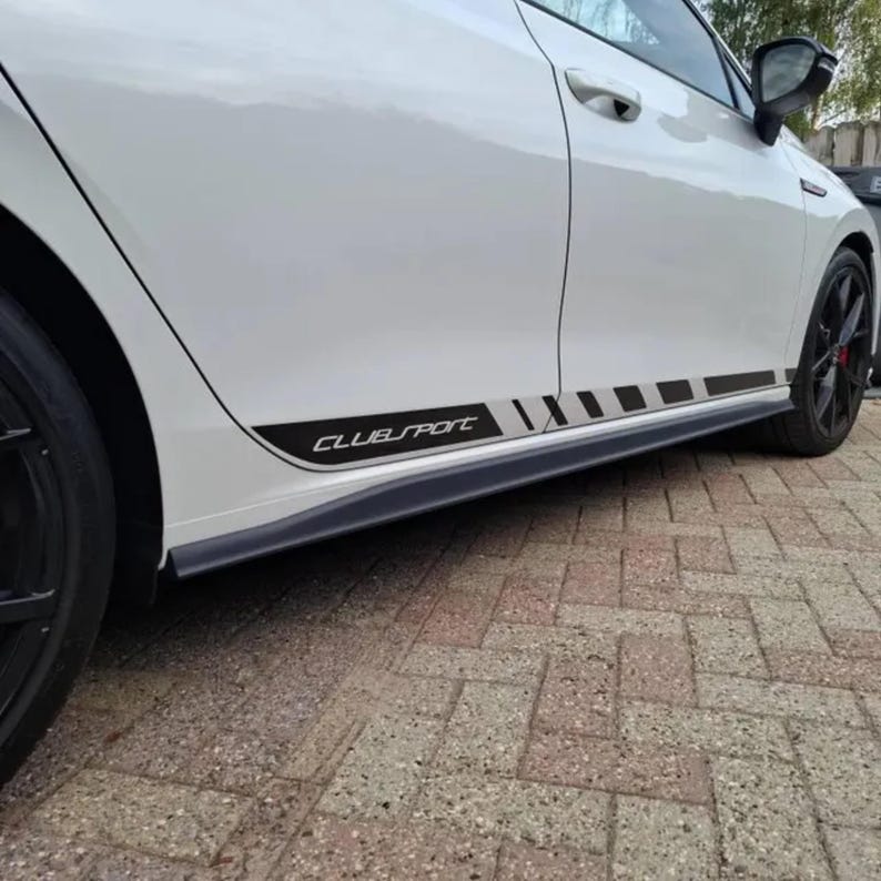 Side Quarter Stripes / Stickers Kit to Fit Golf R MK8 Clubsport ...