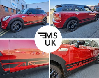 Night / Union Jack side Stripes for Mini F54 Clubman 2015–2024 Cooper S JCW Stickers Decals Graphics Adhesive Decorative Union Vinyl