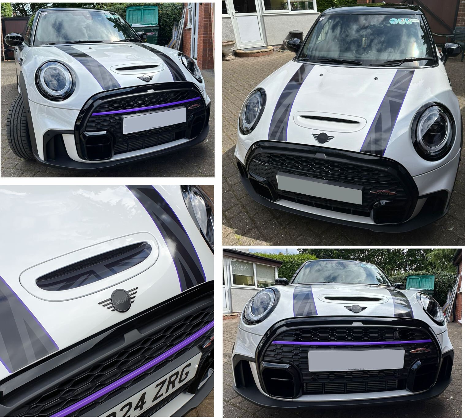 Union Jack R53 Side Stripes For Mini Cooper S JCW Vinyl Decal Sticker Graphics | UK