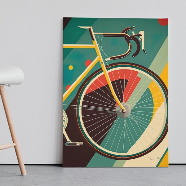 Bicycle, Bauhaus Bicycle, Bauhaus Print Download, Vintage, Wall Art Decor, Poster, Gallery Wall Art, Printable Art, Digital Download